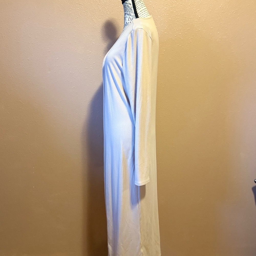 VENUS Ribbed Beige Cardigan - Picture 3 of 4
